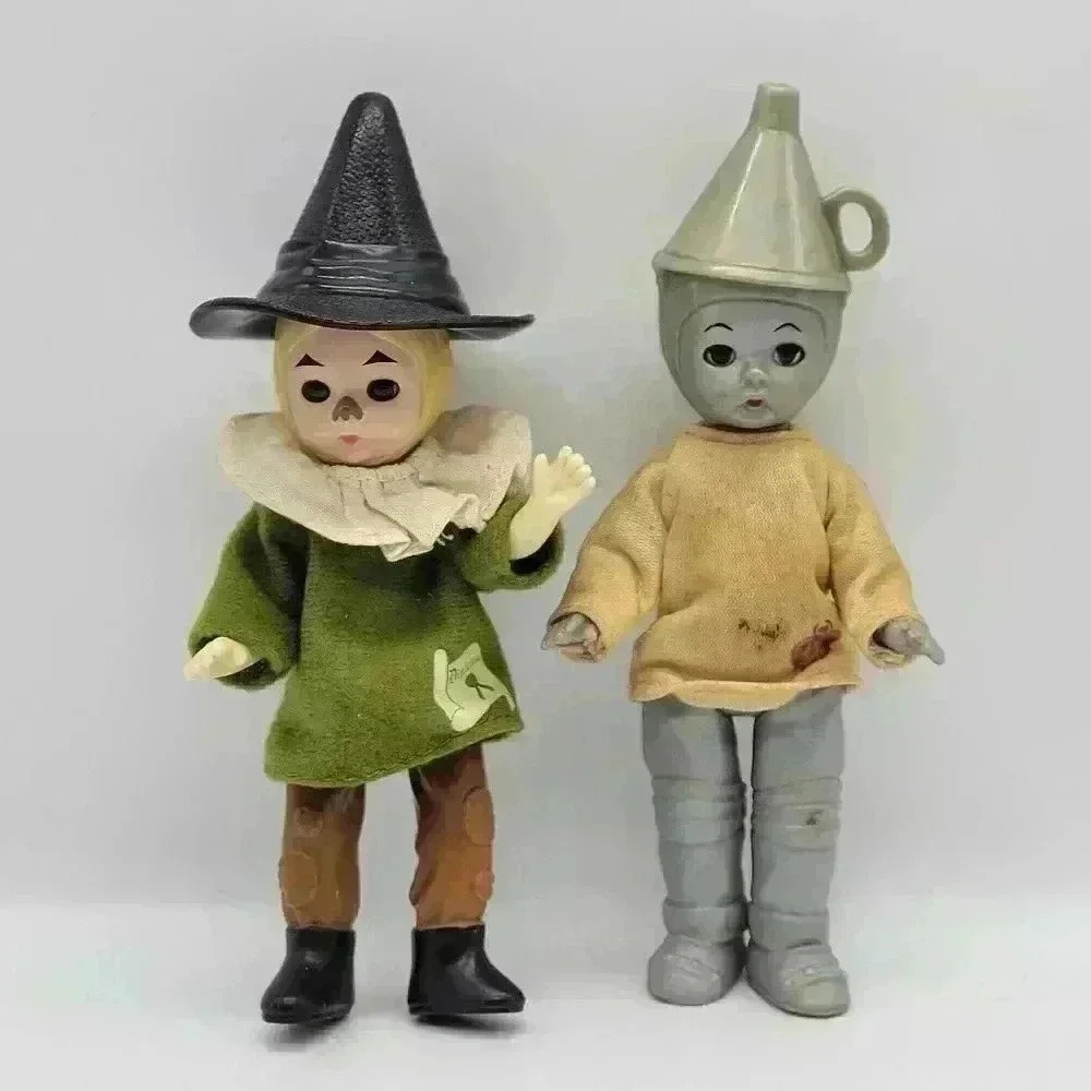 2 McDonalds Mini Figurines The Wizard of Oz Madame Alexander Scarecrow & Tin Man - Picture 1 of 12
